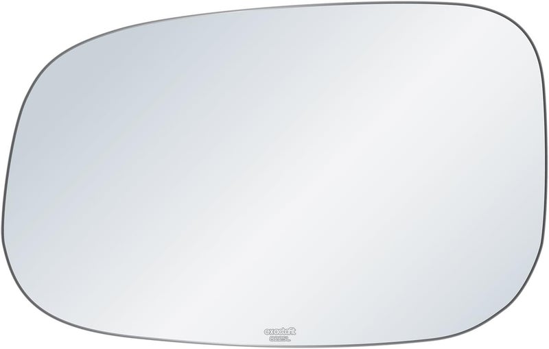 Rugged TUFF Left Driver Side Replacement Mirror Glass For 2007-2014 Volvo C30 C70 S40 S60 S80 V50 V70 Door Rear View Power Mirrors With Adhesives exactafit 8225L - Image 1